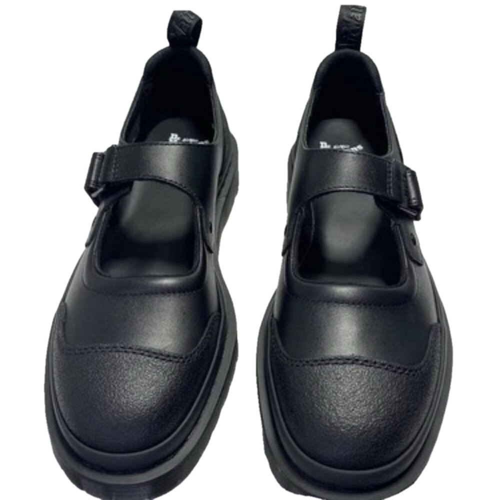 NEW DR MARTENS Indica 2 Bex Teck Slip On Black Leather Womens Size 11 Comfort